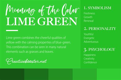 Lime Green Color Meaning: Lime Green Symbolizes Freshness and Youthful ...
