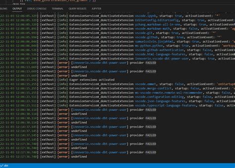 DBT Power User Vscode 的图像结果