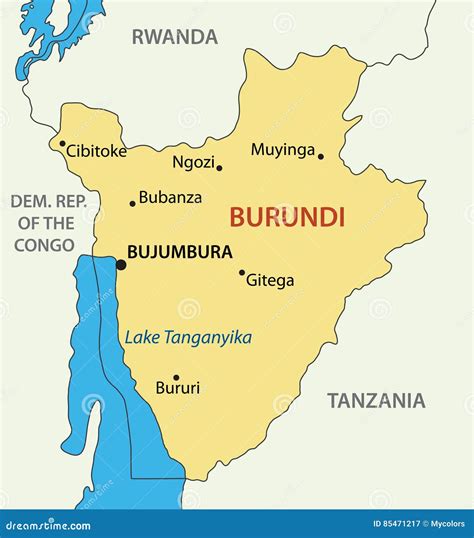Where Is Burundi On A Map Of Africa