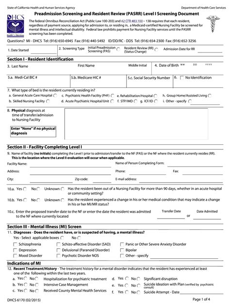 CA DHCS 6170 Form - Fill Online, Printable, Fillable, Blank - pdfFiller