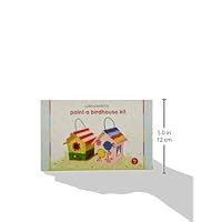 Buy Brainsmith Wood Birdhouse, Non-Toxic DIY Painting & Decorating ...
