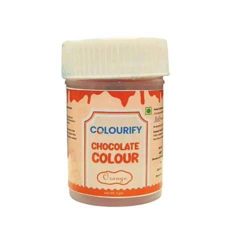 Colourify Orange Chocolate Colour Powder – 5 Grams