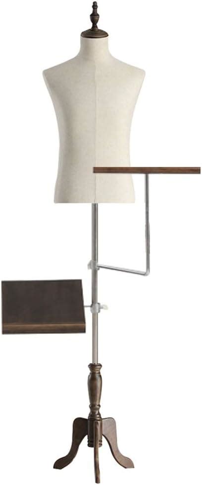 Buy HAIPENG Male Mannequin Torso Body Busts Manikin with Pant Rack and ...