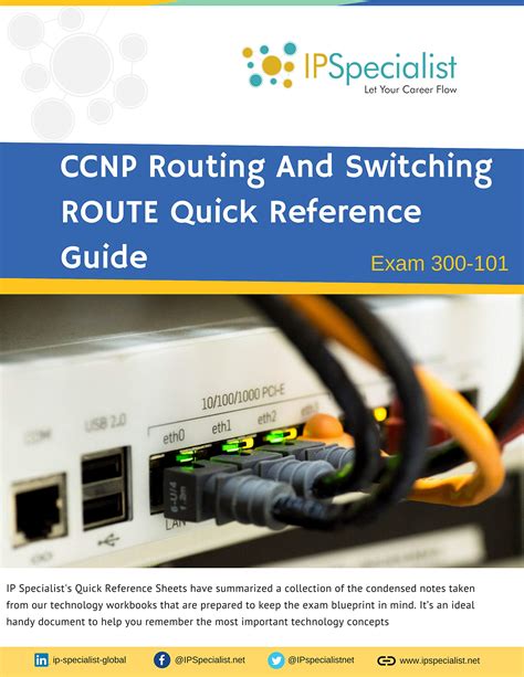 Buy CCNP Exam 300-101 Routing And Sw ROUTE Quick Reference Guide: Exams ...