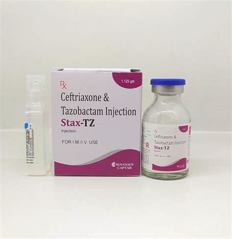 Ceftriaxone Tazobactam Injection Supplier from Mohali