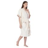 Sakura Women 420 GSM Cotton Bathrobe – Rangoli