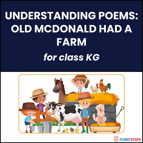 class-kg-poems-old-macdonald-had-a-farm | PlanetSpark