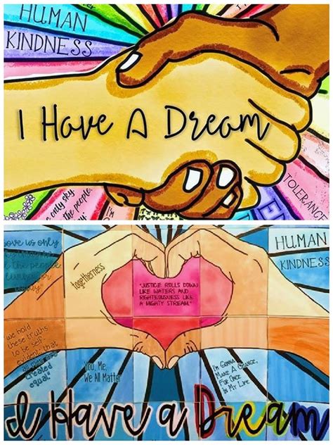 Colorful Vector Illustration of I Have a Dream Typography Stock Vector ...