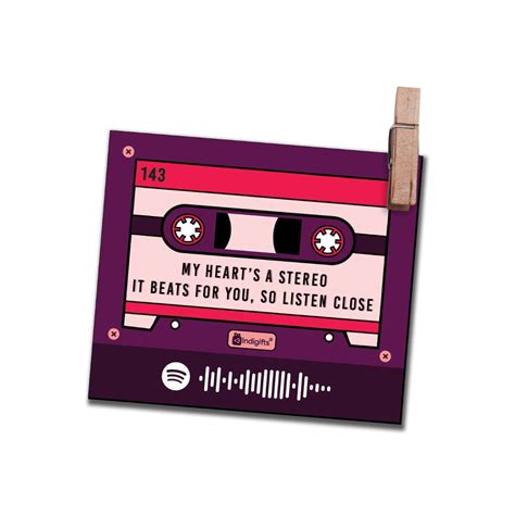 Customised Spotify Playlist Photo Magnet – Indigifts