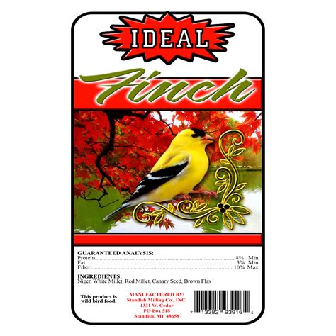 IDEAL Finch Mix Wild Bird Seed - Nourishing Blend for Vibrant Backyard ...
