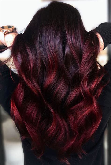 Wine Hair Color, Dark Red Hair Color, Hair Color Shades, Hair Color For ...