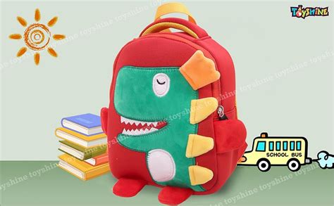 Toyshine Dinosaur Frappe Backpacks for Kids Girls Boys Cute Dinosaurs ...