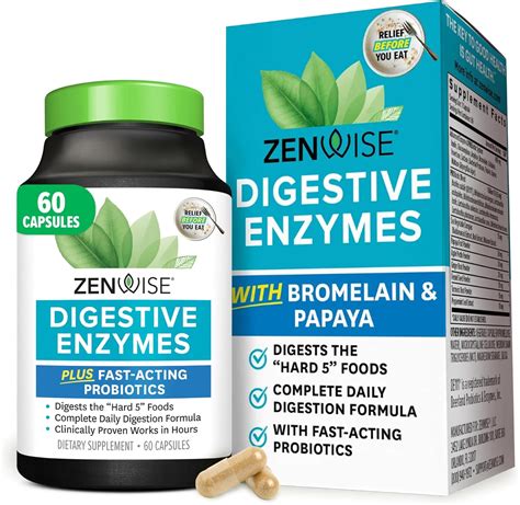 Zenwise Health Digestive Enzymes for Gut Health & Bloating - Probiotics Advice