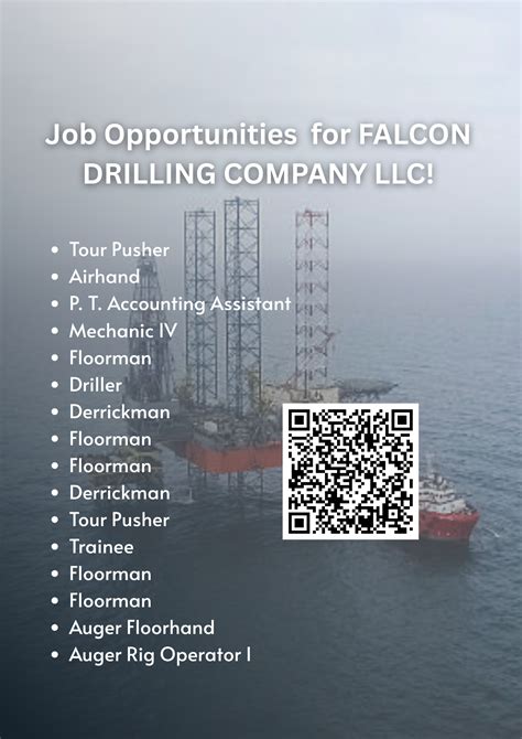 Job Opportunities for FALCON DRILLING COMPANY LLC!