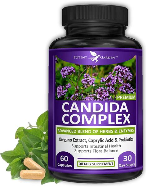 Amazon.com: Potent Garden Candida Complex - Oregano and Caprylic Acid Blend, Gut Flora Balance ...