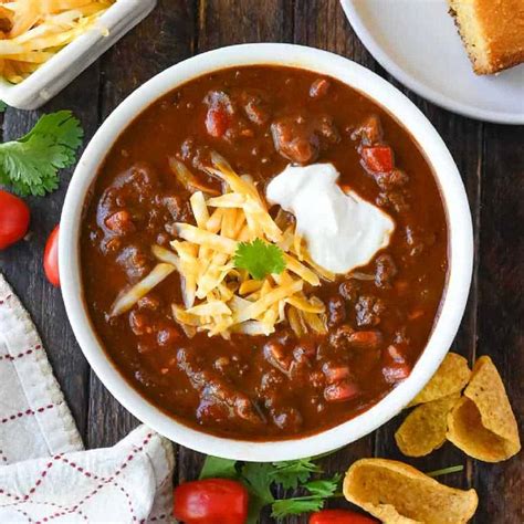 Best Homemade Chili Recipe Without Beans - Homemade Ftempo