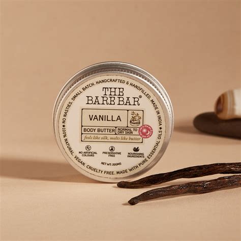 Buy Vanilla Body Butter Online | The Bare Bar – THE BARE BAR