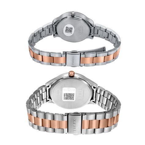 Timex Unisex Blue Round Analog Pair Watch- TW00ZP010