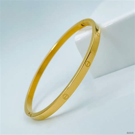 Screw Gold Bracelet Bangle Kada For Women – ZIVOM