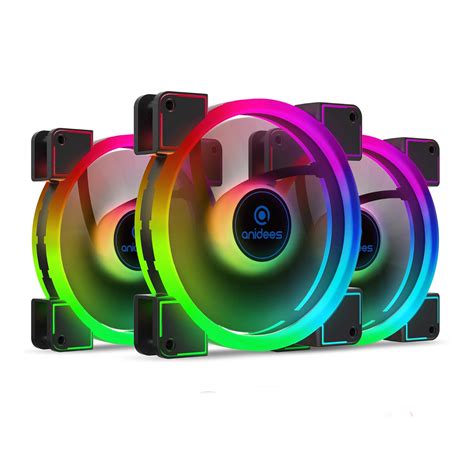 A ANIDEES anidees AI Aureola Duo 140mm RGB PWM Dual Light Loop India | Ubuy