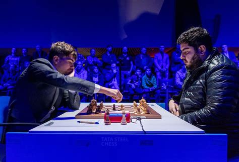 Tata Steel Masters 2023 R5: Abdusattorov beats Carlsen, gains sole lead ...