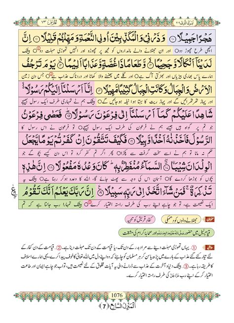 Surah Muzammil - Online Download Translation PDF