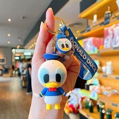 KYOP Cute Rubber Gifting Car Bike Key Ring Donald Duck Key Chain Price ...