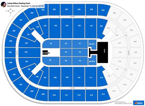 Save Mart Center Seating Chart - RateYourSeats.com