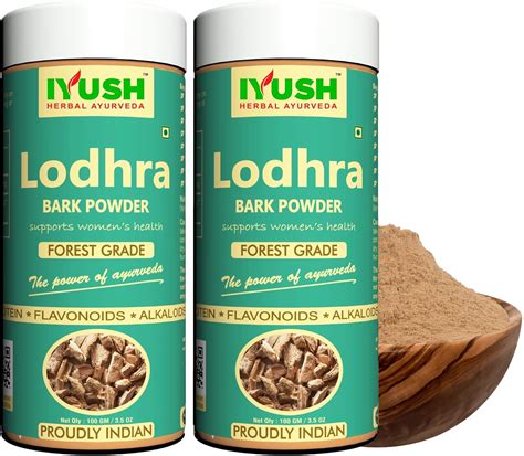 Buy IYUSH Herbal Ayurveda Lodhra Powder (pack of 2) - 100gm each Online ...