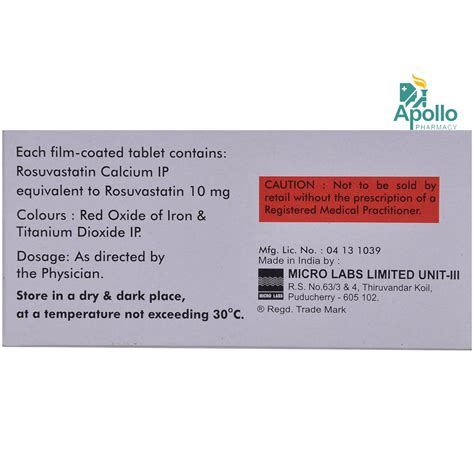 Turbovas-10 Tablet | Uses, Side Effects, Price | Apollo Pharmacy