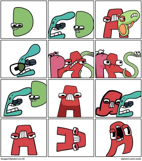 Swapped Alphabet Lore (D) - Comic Studio