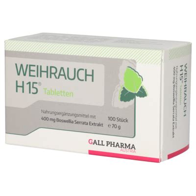 Weihrauch H15® Tabletten [2400548]-Gall-Pharma GmbH-Online-Shop
