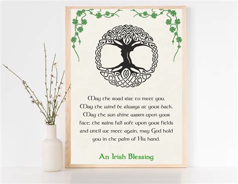 Irish Blessing, Traditional Gaelic Blessing, Celtic Irish Blessing ...