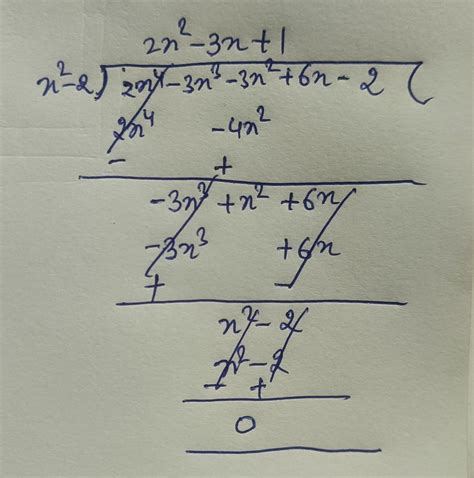 Root 2 and minus root 2 videos of polynomial 2 x 4 - 3 x cube minus 3 X ...