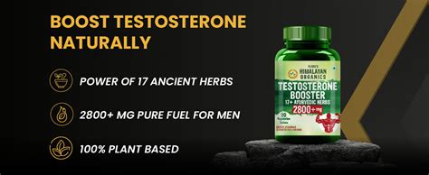 Vlado's Himalayan Organics Testosterone Booster Supplement for Men ...