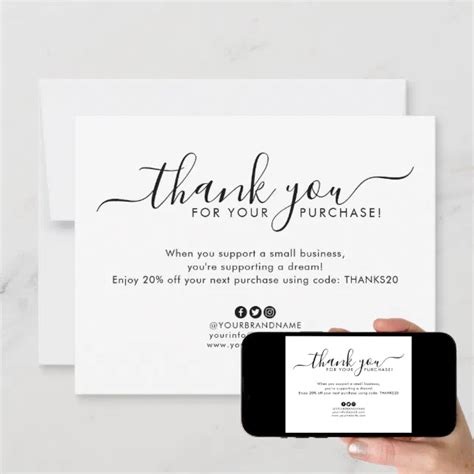 Business Logo Thank You Cards 的图像结果
