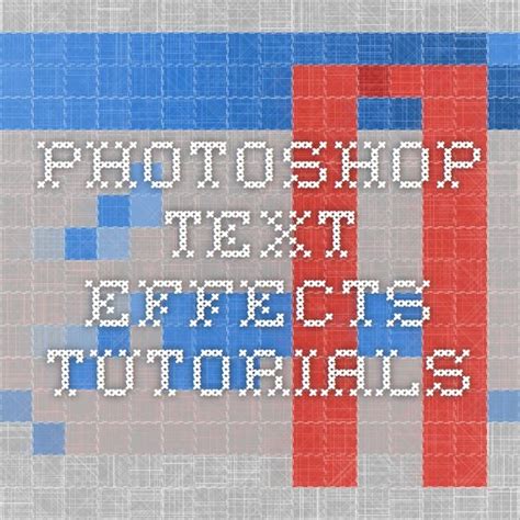 Image result for Photoshop Text Effects Tutorials