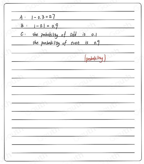 Solved: A counter is chosen at random from a bag of blue and green ...