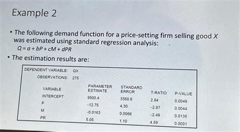 Image result for +Example of Estimate Demand Function