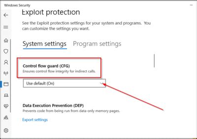 What is Control Flow Guard in Windows; How to turn it On or Off