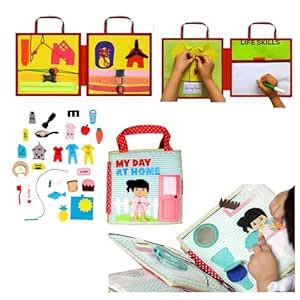 Buy Seraphina Montessori Quiet Book for Girls & Boys (2-5 Years) | 40 ...