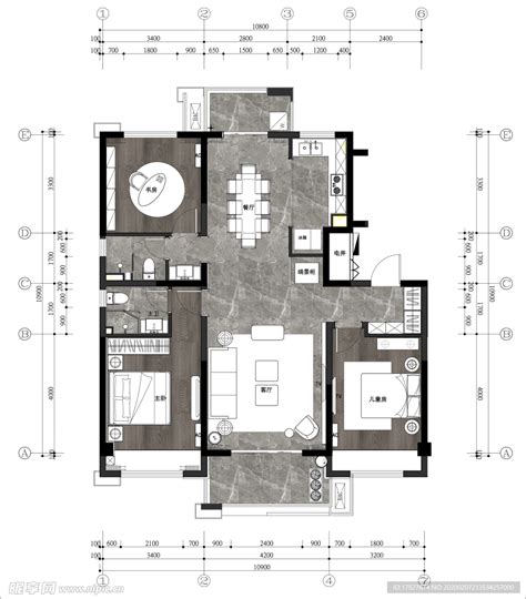 125平方的房子装修设计,125平三室两厅样板房,125平米的房子装修图_大山谷图库