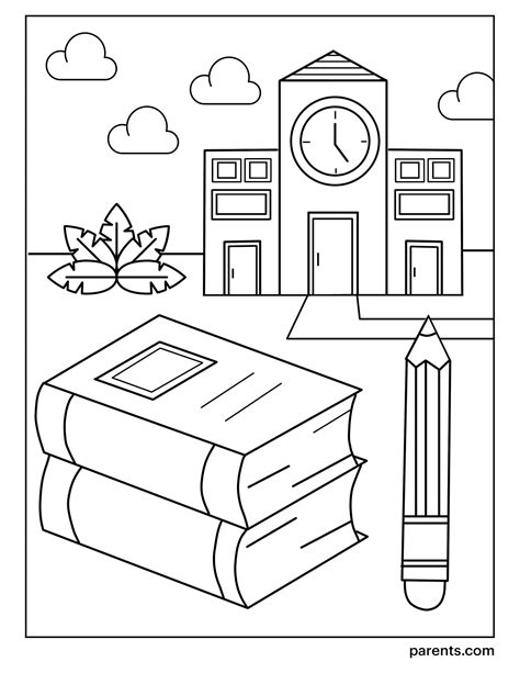 Free Printable Back-to-School Coloring Pages for Kids