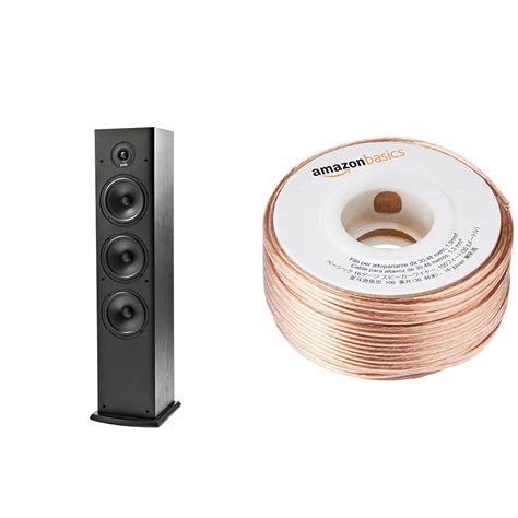 Buy Polk AudioT50 Home Theater and Music Floor Standing Tower Speaker ...