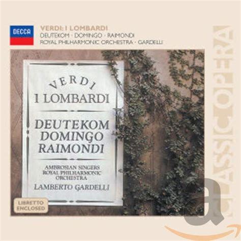 Buy Verdi: I Lombardi Online at Low Prices in India | Amazon Music ...
