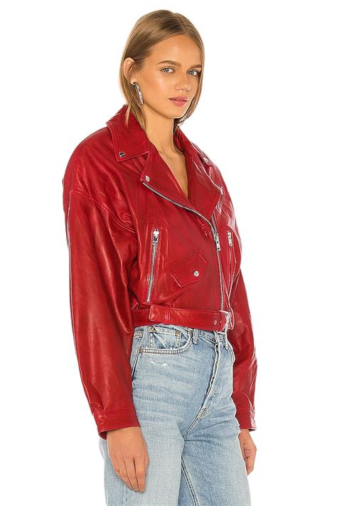LAMARQUE X REVOLVE Dylan Jacket in Red | REVOLVE