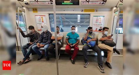 Delhi Metro trains run with 100 per cent seating capacity; crowding at ...