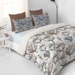 DDECOR Viva Printed Bedding Set - 3 Pcs. | Blue | Cotton