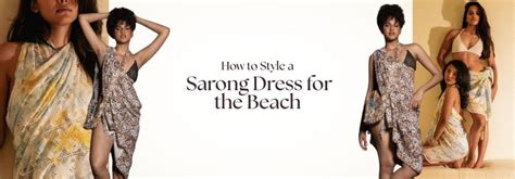 How to Style a Sarong Dress for the Beach – Beachbum