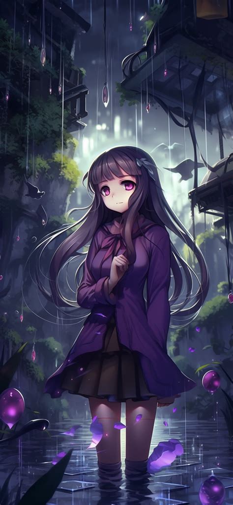 Girl & Rain Anime Aesthetic Wallpapers - Anime Wallpapers iPhone